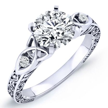 Venus Round Diamond Bridal Set (Lab Grown Igi Cert) whitegold