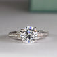 Verbena Round Diamond Engagement Ring (Lab Grown Igi Cert) whitegold