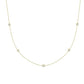 Vinca Strand Diamond Accented Necklace yellowgold