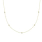 Vinca Strand Diamond Accented Necklace yellowgold