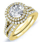 Viola Diamond Matching Band Only (engagement Ring Not Included) For Ring With Round Center yellowgold