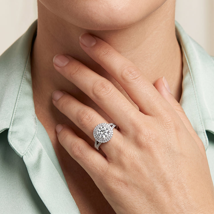 Viola - GIA Natural Round Diamond Engagement Ring