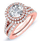 Viola Round Diamond Bridal Set (Lab Grown Igi Cert) rosegold