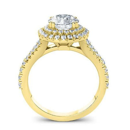 Viola Round Diamond Bridal Set (Lab Grown Igi Cert) yellowgold