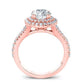 Viola Round Diamond Engagement Ring (Lab Grown Igi Cert) rosegold