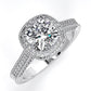 Wallflower Cushion Diamond Engagement Ring (Lab Grown Igi Cert) whitegold