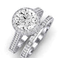 Wallflower Diamond Matching Band Only (does Not Include Engagement Ring) For Ring With Round Center whitegold