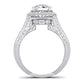 Wallflower Diamond Matching Band Only (does Not Include Engagement Ring) For Ring With Round Center whitegold