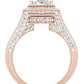 Wallflower Oval Diamond Engagement Ring (Lab Grown Igi Cert) rosegold