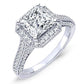 Wallflower Princess Diamond Bridal Set (Lab Grown Igi Cert) whitegold