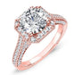 Wallflower Round Diamond Bridal Set (Lab Grown Igi Cert) rosegold