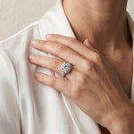 Wallflower - GIA Natural Round Diamond Engagement Ring