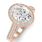 Wallflower Oval Diamond Engagement Ring (Lab Grown Igi Cert) rosegold