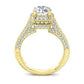 Wallflower Round Diamond Bridal Set (Lab Grown Igi Cert) yellowgold