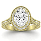 Wallflower - GIA Certified Oval Diamond Engagement Ring