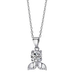 Waver Diamond Necklace (Clarity Enhanced) whitegold