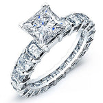 Willow Princess Moissanite Bridal Set whitegold