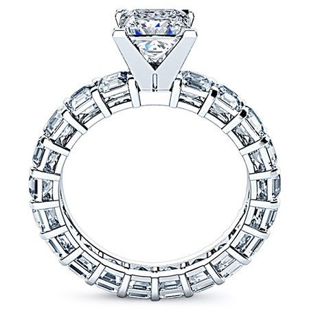 Willow Princess Moissanite Engagement Ring whitegold