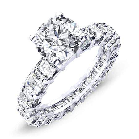 5.00 ct - Willow - Round Lab Diamond Engagement Ring (IGI Certified)