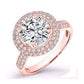 Winterberry Round Diamond Engagement Ring (Lab Grown Igi Cert) rosegold