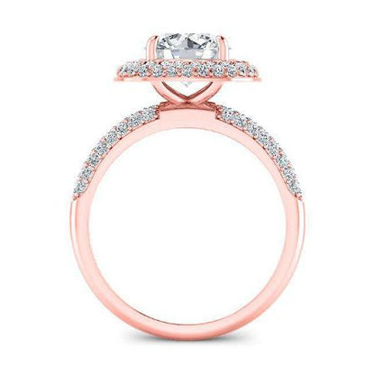 Winterberry Round Diamond Bridal Set (Lab Grown Igi Cert) rosegold