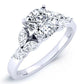 Wisteria Cushion Diamond Bridal Set (Lab Grown Igi Cert) whitegold