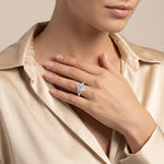 Wisteria - GIA Natural Round Diamond Engagement Ring