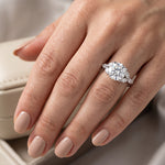 Wisteria - GIA Natural Round Diamond Engagement Ring