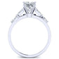 Wisteria Princess Diamond Engagement Ring (Lab Grown Igi Cert) whitegold