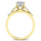 Wisteria Round Diamond Bridal Set (Lab Grown Igi Cert) yellowgold