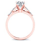 Wisteria Round Diamond Bridal Set (Lab Grown Igi Cert) rosegold