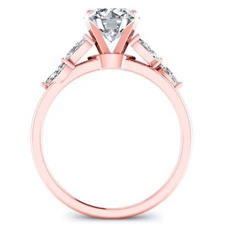 Wisteria Round Diamond Engagement Ring (Lab Grown Igi Cert) rosegold