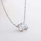 Yami Moissanite Necklace whitegold