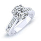 Yarrow Diamond Matching Band Only (engagement Ring Not Included) For Ring With Cushion Center whitegold