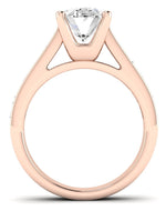Yarrow Oval Diamond Engagement Ring (Lab Grown Igi Cert) rosegold