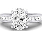 Yarrow Oval Diamond Engagement Ring (Lab Grown Igi Cert) whitegold