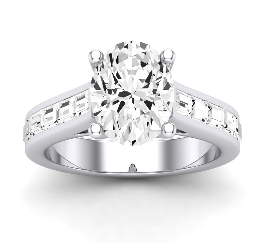 4.00 ct - Yarrow - Oval Lab Diamond Engagement Ring (IGI Certified)