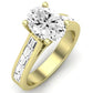 Yarrow Oval Moissanite Bridal Set yellowgold