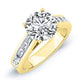 Yarrow Round Diamond Engagement Ring (Lab Grown Igi Cert) yellowgold