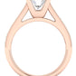 Yarrow Oval Diamond Engagement Ring (Lab Grown Igi Cert) rosegold