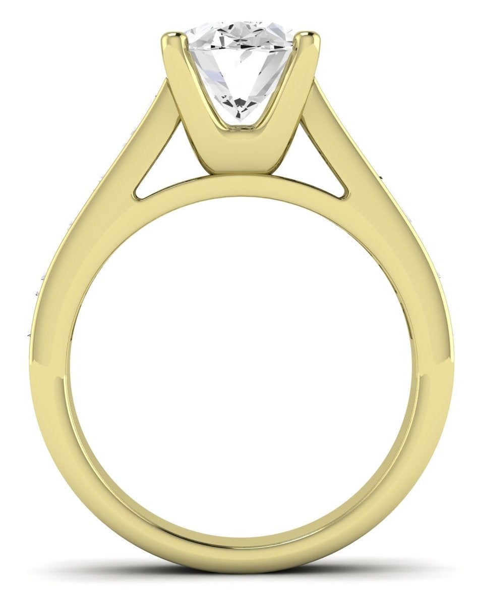 Yarrow Oval Diamond Engagement Ring (Lab Grown Igi Cert) yellowgold