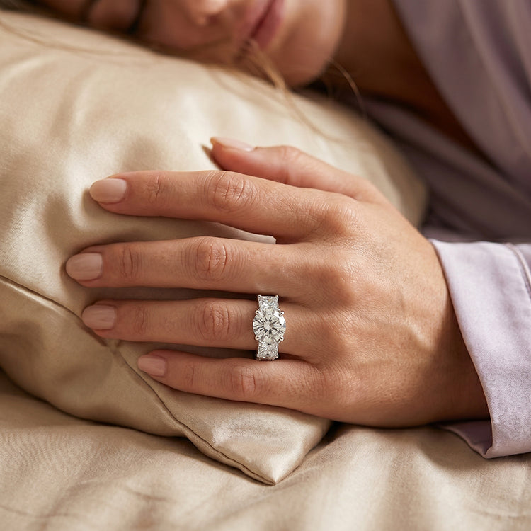 Yellow Bell - GIA Natural Round Diamond Engagement Ring