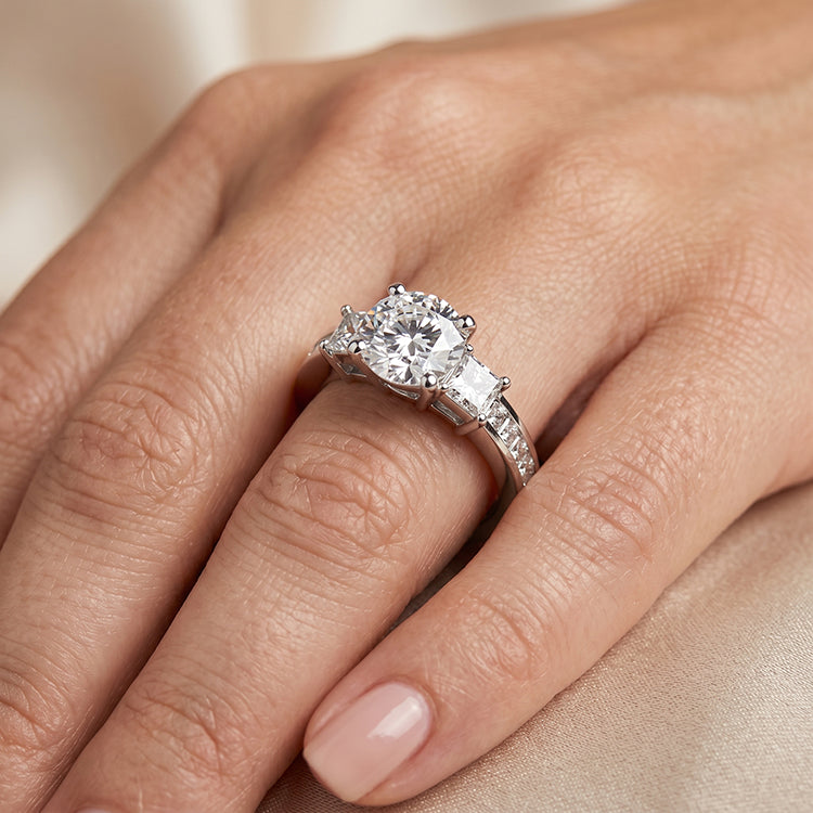 Yellow Bell - GIA Natural Round Diamond Engagement Ring
