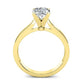 Zahara Cushion Diamond Bridal Set (Lab Grown Igi Cert) yellowgold