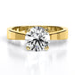 Zahara Round Diamond Engagement Ring (Lab Grown Igi Cert) yellowgold