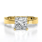 Zahara Princess Diamond Engagement Ring (Lab Grown Igi Cert) yellowgold