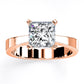 Zahara Princess Diamond Engagement Ring (Lab Grown Igi Cert) rosegold