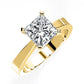 Zahara Princess Diamond Engagement Ring (Lab Grown Igi Cert) yellowgold