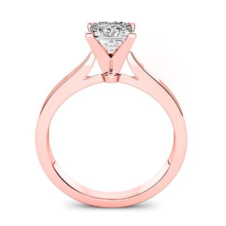 Zahara Princess Moissanite Bridal Set rosegold