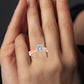 Zahara Princess Diamond Engagement Ring (Lab Grown Igi Cert) rosegold